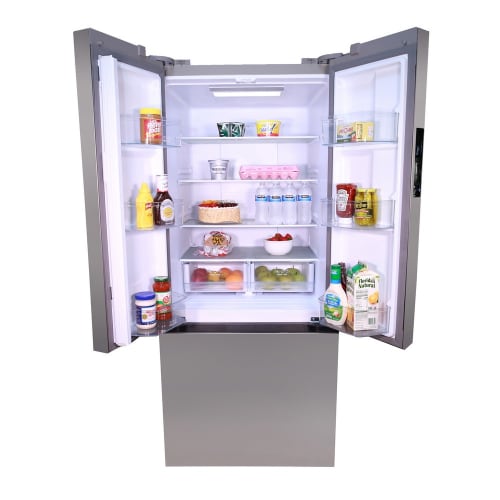 GuestSupply US Avanti 17.5 cu. ft. Frost Free French Door Refrigerator Stainless Steel